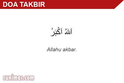 doa takbir